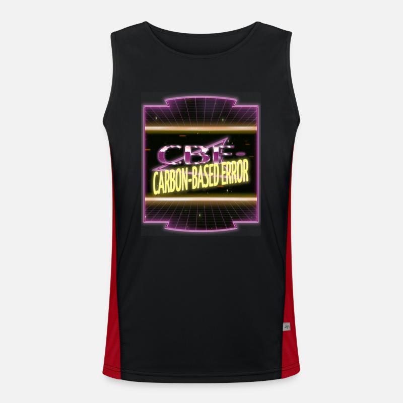 anonymous expect us hacker hacking engineer Funktionelles Kontrast-Tank Top für Männer 