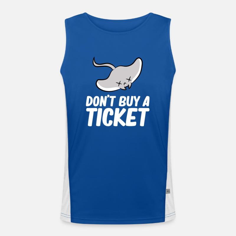 Don't buy a ticket - Rochen, Batomorphi Funktionelles Kontrast-Tank Top für Männer 