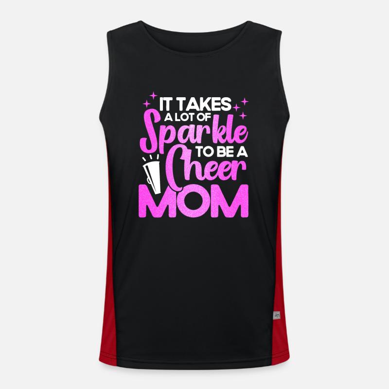 Cheerleading Cheerleader Cheering Team Cheer Coach Men's Functional Contrast Tank Top 