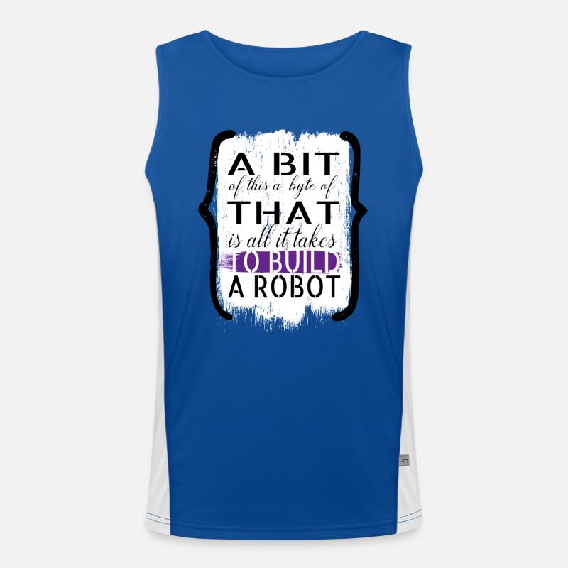 birthday present idea artificial present idea Men's Functional Contrast Tank Top 
