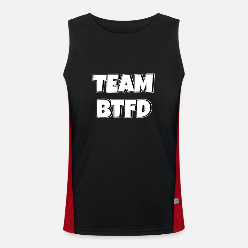 Team BTFD Acheter The Dip Crypto Stonk Meme Funny Débardeur respirant contrasté Homme 