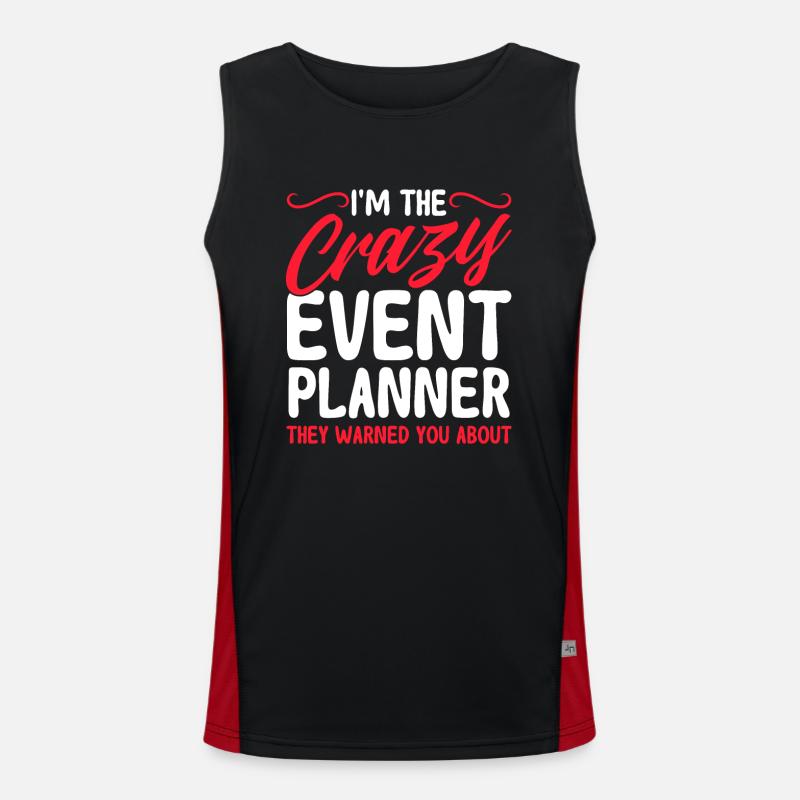 Eventplaner Hochzeitsplaner Event Manager Funktionelles Kontrast-Tank Top für Männer 