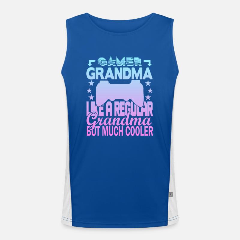 Grand-mère joueuse Débardeur respirant contrasté Homme 