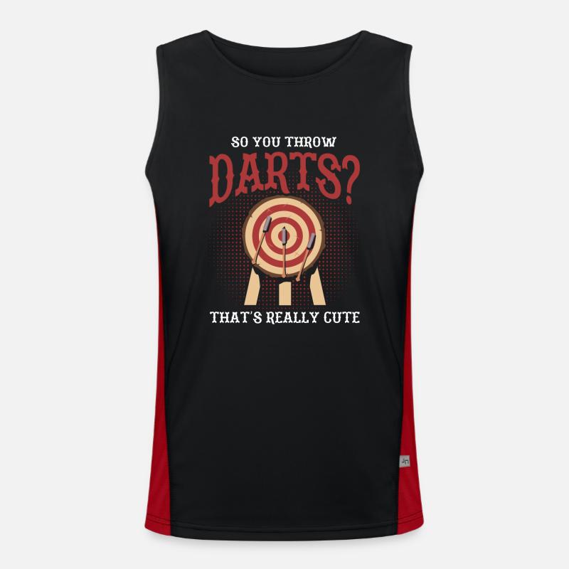 Axe Thrower Axe Throw Axe Gift Men's Functional Contrast Tank Top 