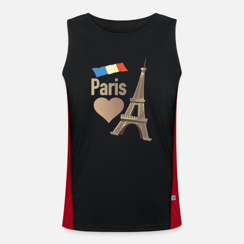 Paris Débardeur respirant contrasté Homme 
