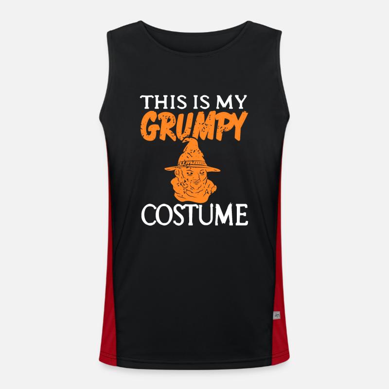 Gnom - This is my Grumpy Costume Funktionelles Kontrast-Tank Top für Männer 