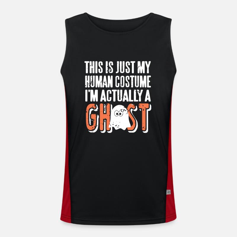 Geist - This is my Human Costume Men's Functional Contrast Tank Top 