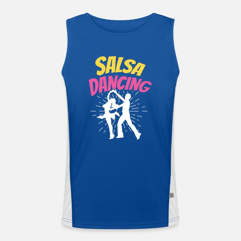 Danse salsa Danseurs de danse de loisir Débardeur respirant contrasté Homme 