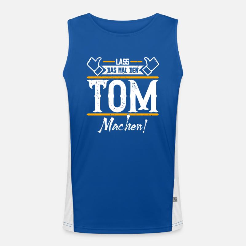 Tom Geschenkidee Geschenk Geburtstag Funktionelles Kontrast-Tank Top für Männer 