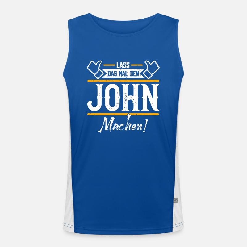 John Geschenkidee Geschenk Geburtstag Funktionelles Kontrast-Tank Top für Männer 