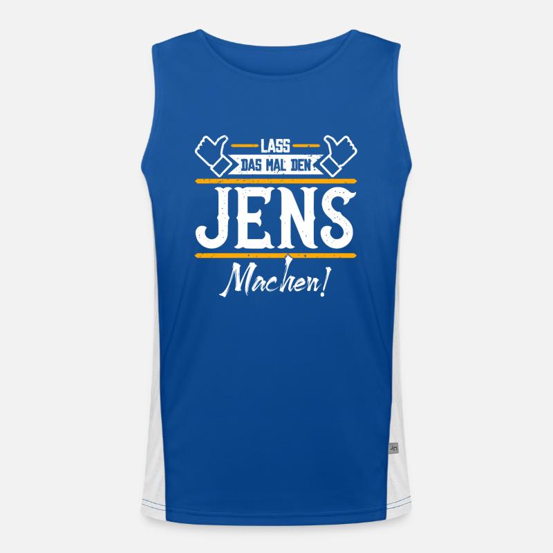 Jens Geschenkidee Geschenk Geburtstag Funktionelles Kontrast-Tank Top für Männer 