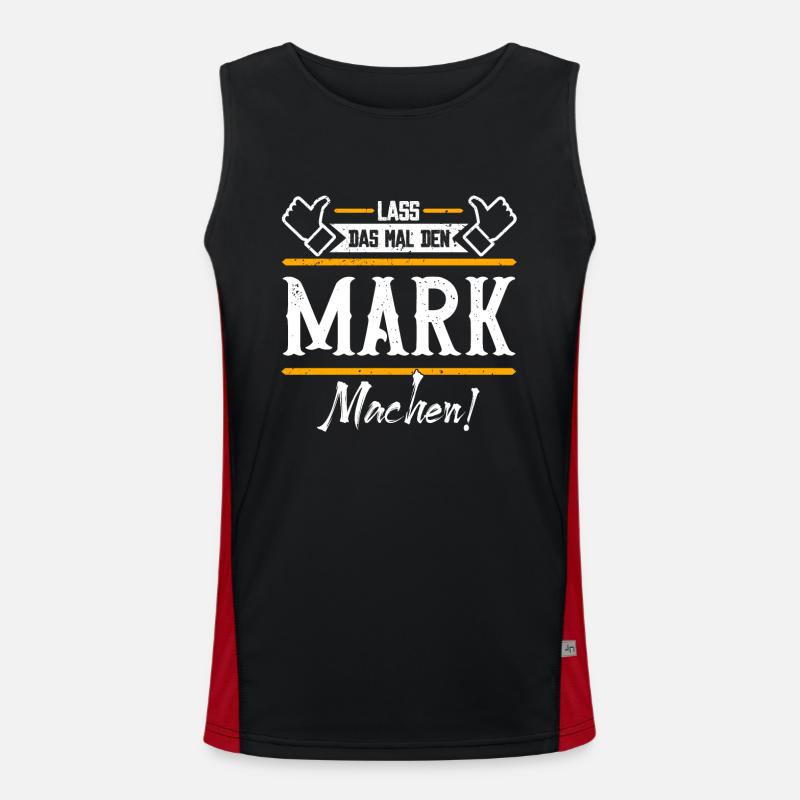 Mark Geschenkidee Geschenk Geburtstag Funktionelles Kontrast-Tank Top für Männer 