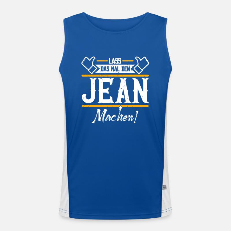 Jean Geschenkidee Geschenk Geburtstag Funktionelles Kontrast-Tank Top für Männer 