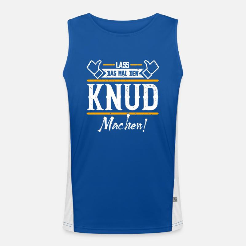 Knud Geschenkidee Geschenk Geburtstag Funktionelles Kontrast-Tank Top für Männer 