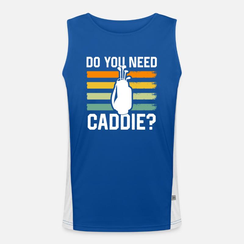 Do you need a caddie? Golf Golf Caddy Men's Functional Contrast Tank Top 