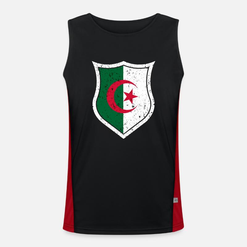 Algeria Men's Functional Contrast Tank Top 