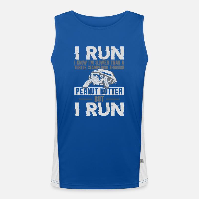 Running Runner Half Marathon Funktionelles Kontrast-Tank Top für Männer 