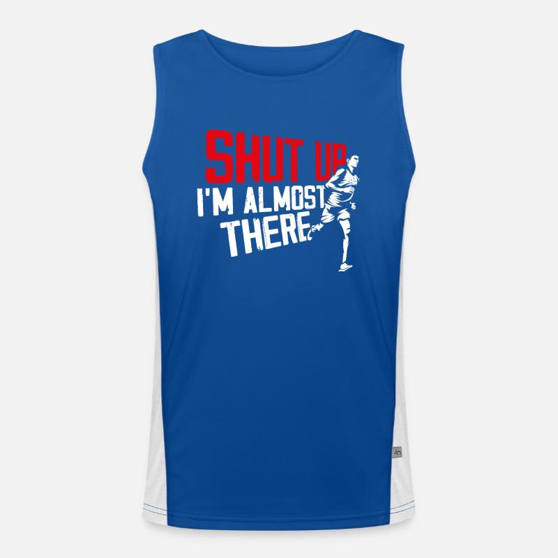 Running Runner Half Marathon Funktionelles Kontrast-Tank Top für Männer 