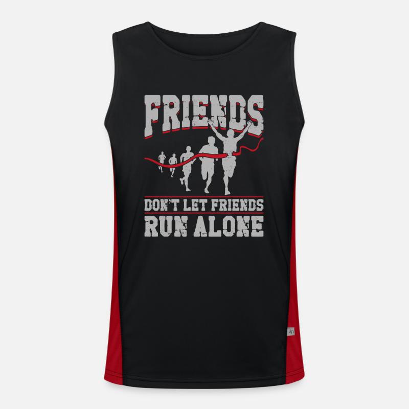 Running Runner Half Marathon Funktionelles Kontrast-Tank Top für Männer 
