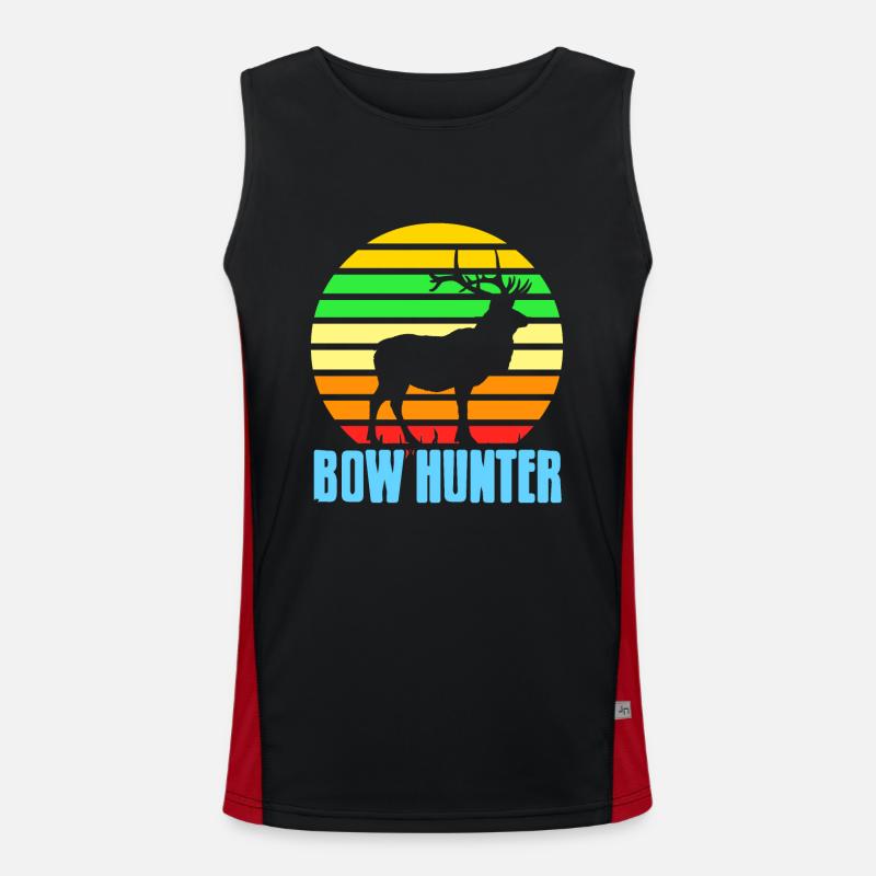 Bow Hunter Funktionelles Kontrast-Tank Top für Männer 