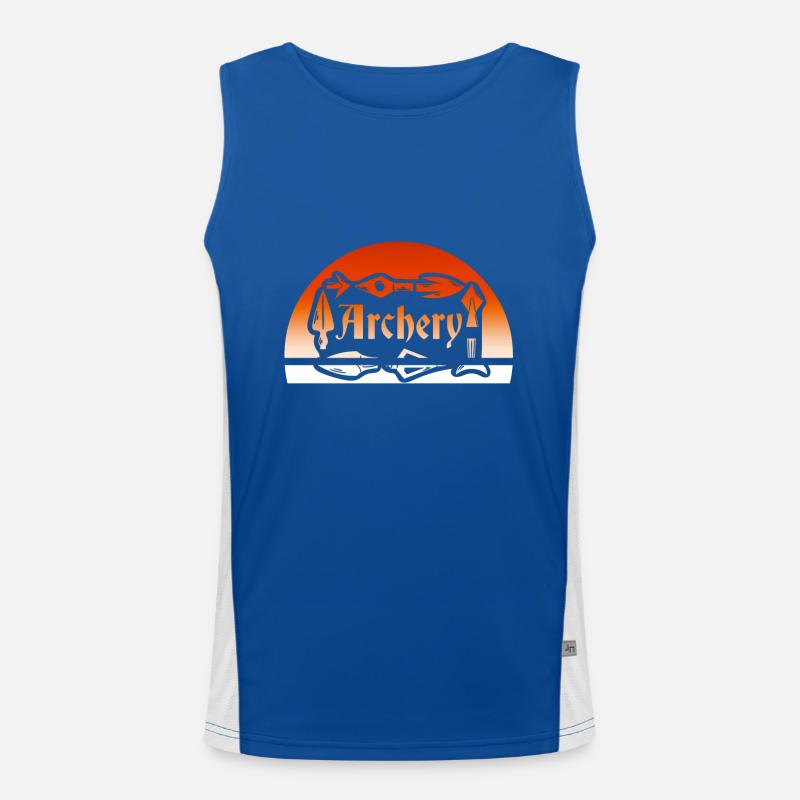 Arc et flèche Archer à l’arc Débardeur respirant contrasté Homme 