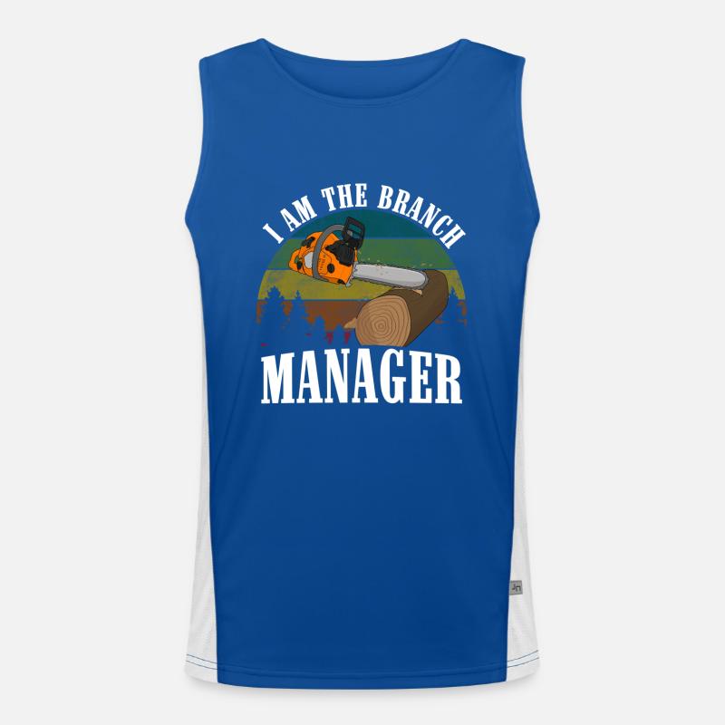 Tronçonneuse Tronçonneuse Débardeur respirant contrasté Homme 