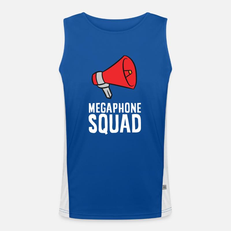 Megaphone - Megaphone Squad Men's Functional Contrast Tank Top 