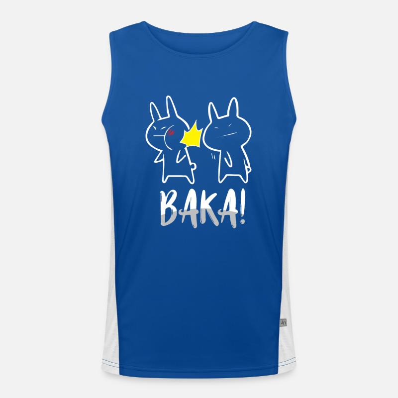 Anime Merch - Baka Débardeur respirant contrasté Homme 