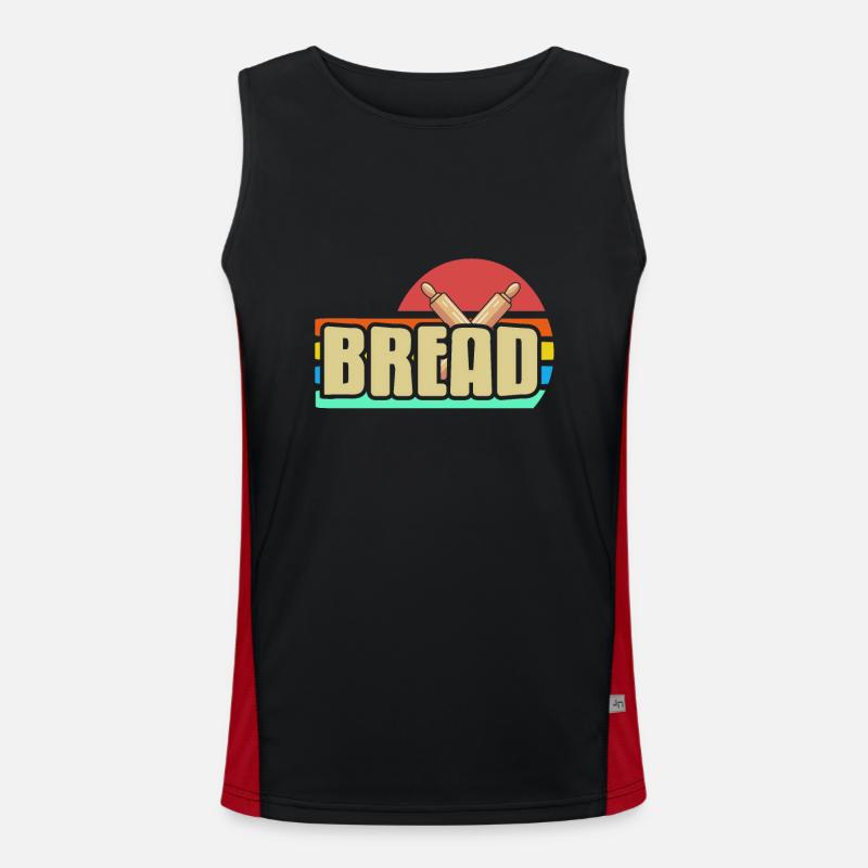 Brot backen - Bread Funktionelles Kontrast-Tank Top für Männer 