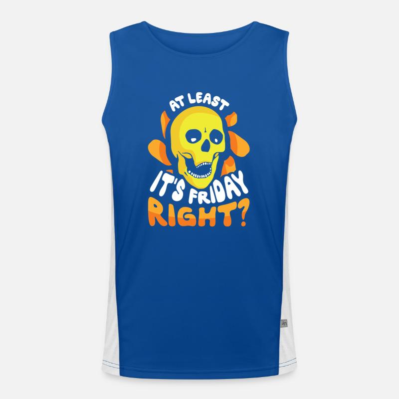 At least it's finally sarcastic Friday Men's Functional Contrast Tank Top 