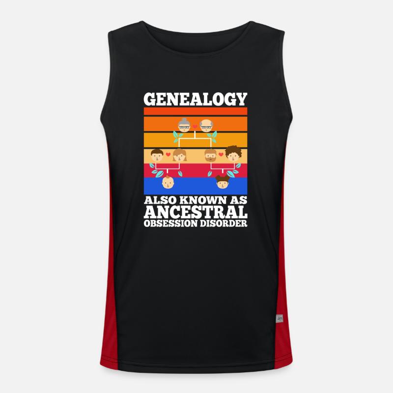 Ancestral obsession disorder Funktionelles Kontrast-Tank Top für Männer 