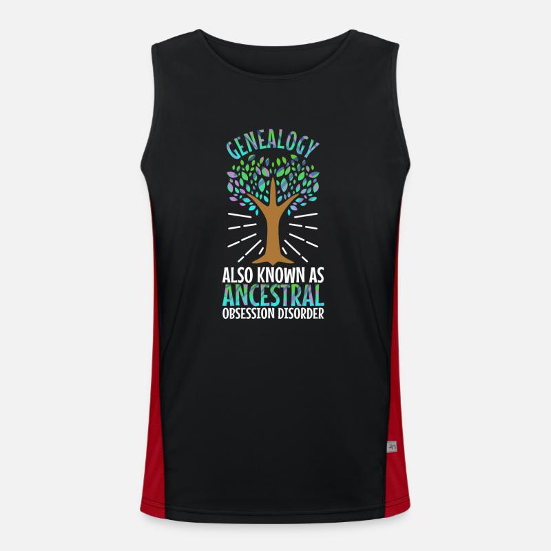 Ancestral obsession disorder Funktionelles Kontrast-Tank Top für Männer 