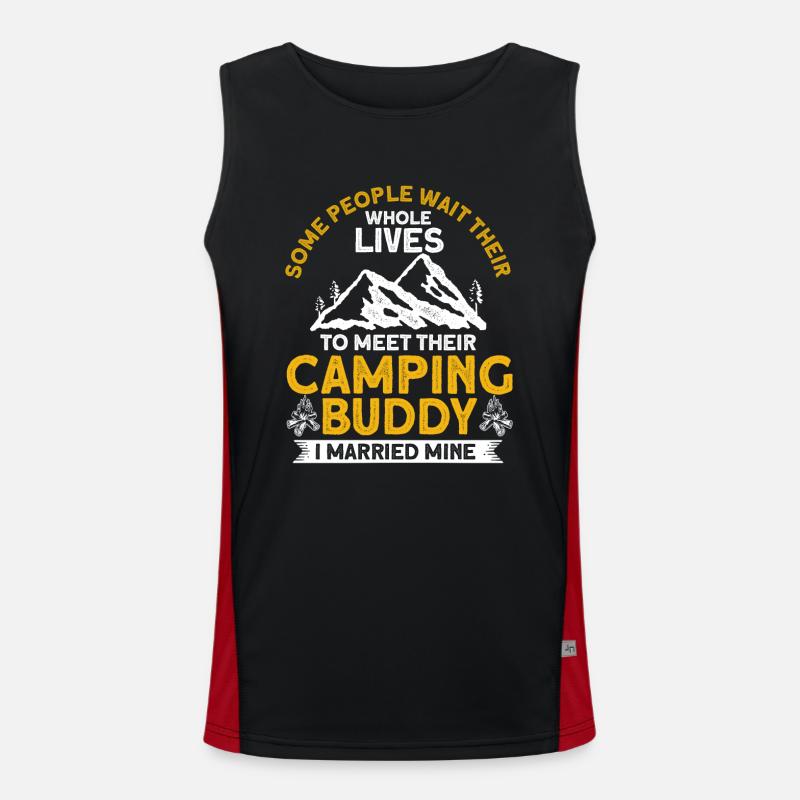 Cool Camping Buddies Gift Camping Buddy Funktionelles Kontrast-Tank Top für Männer 