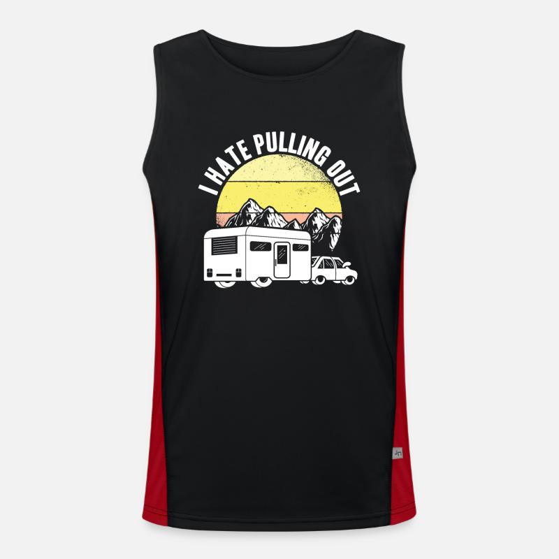 I Hate Pulling Out Funktionelles Kontrast-Tank Top für Männer 