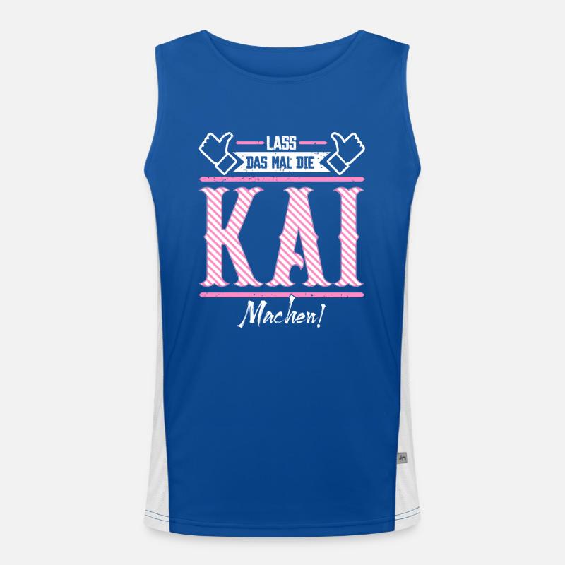 Kai Geschenkidee Geschenk Geburtstag Funktionelles Kontrast-Tank Top für Männer 