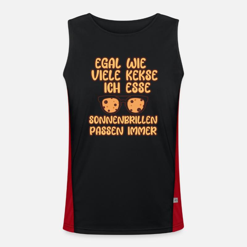 Biscuits au chocolat Noël Débardeur respirant contrasté Homme 