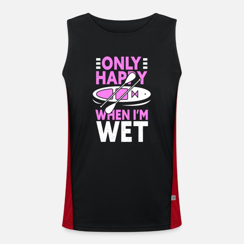 SUP Paddle Board Paddleboarding Men's Functional Contrast Tank Top 