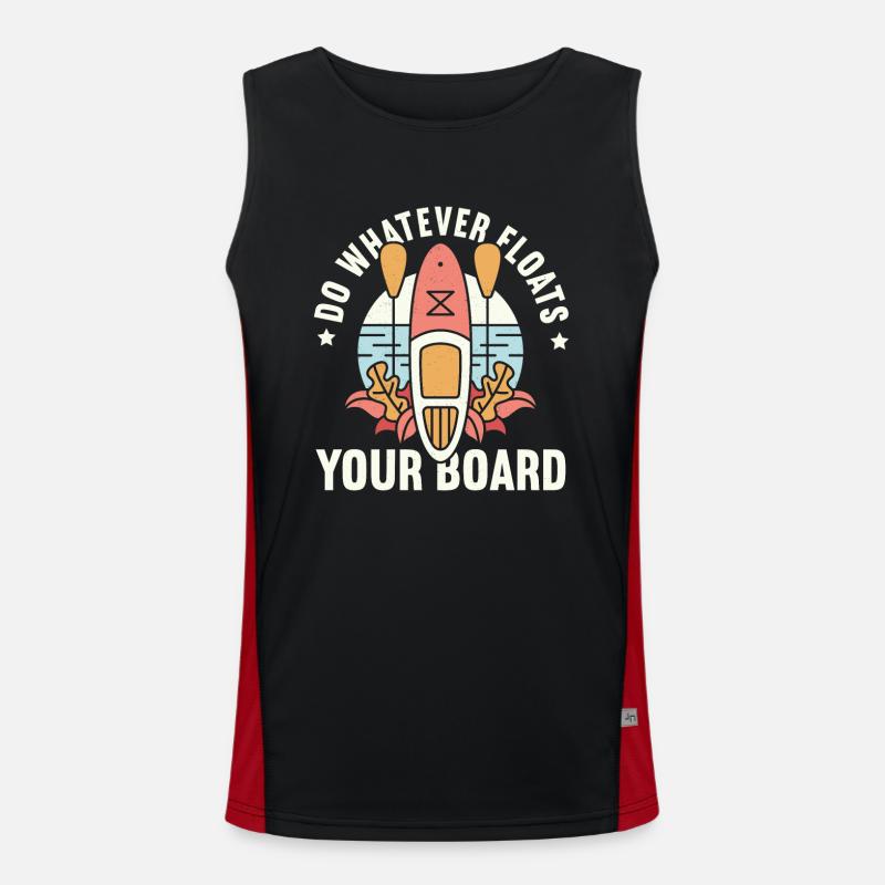 SUP Paddle Board Paddleboarding Men's Functional Contrast Tank Top 