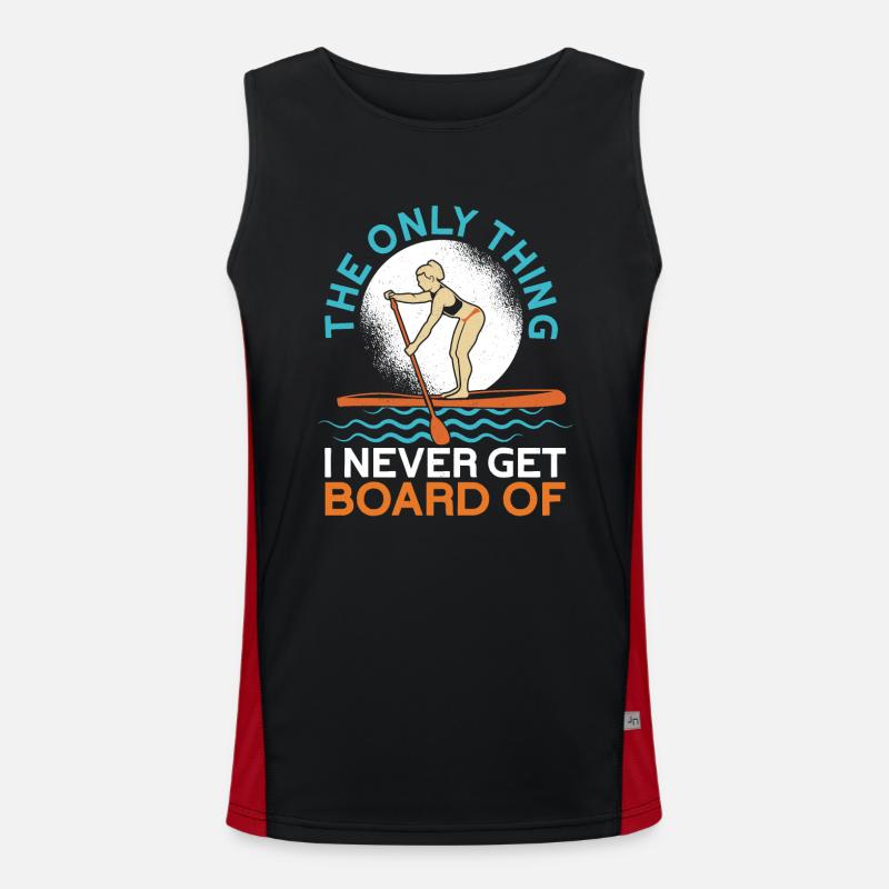 SUP Paddle Board Paddleboarding Men's Functional Contrast Tank Top 