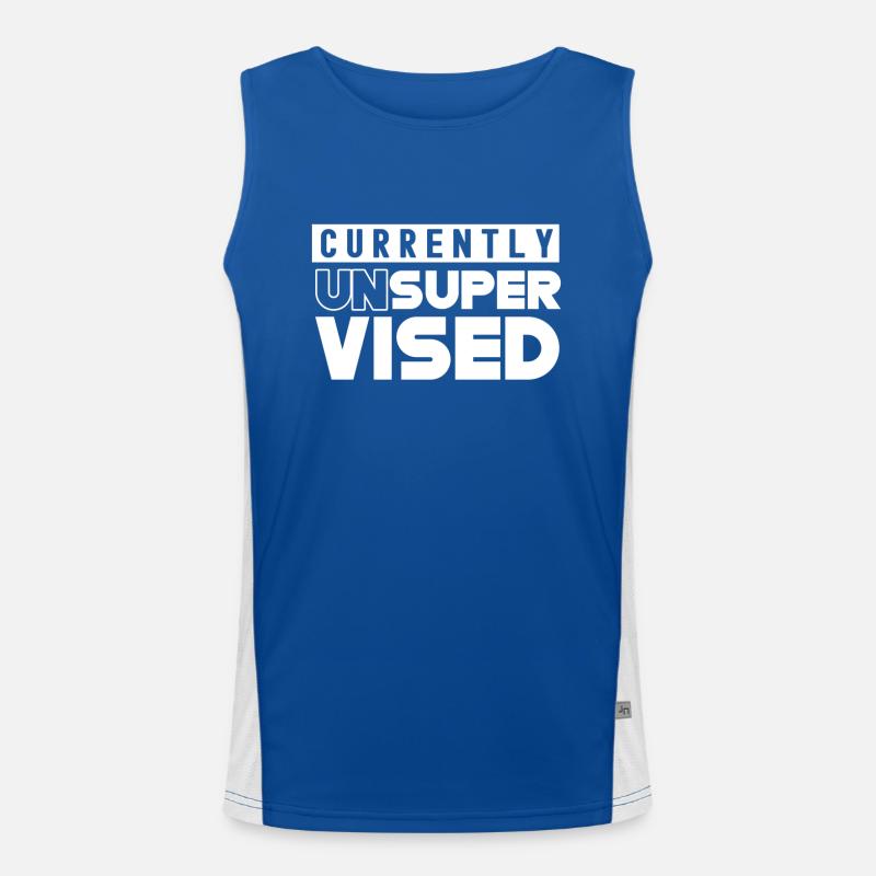 Currently unsupervised unsupervised sarcastic Men's Functional Contrast Tank Top 