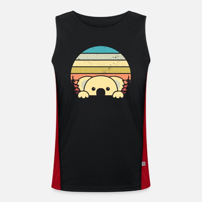 Koalas are impressive Men's Functional Contrast Tank Top 