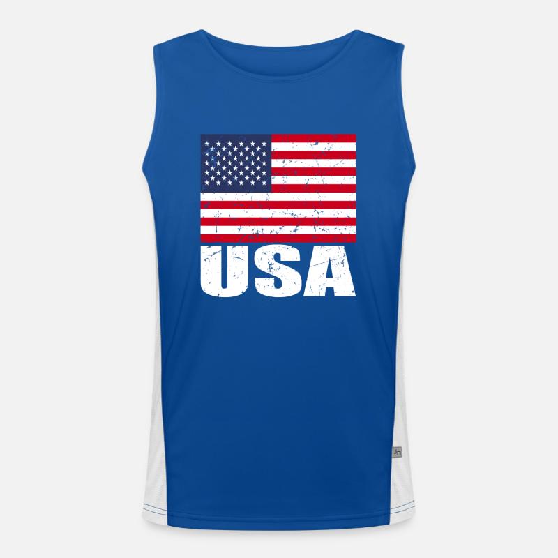 Drapeau de cerf Débardeur respirant contrasté Homme 