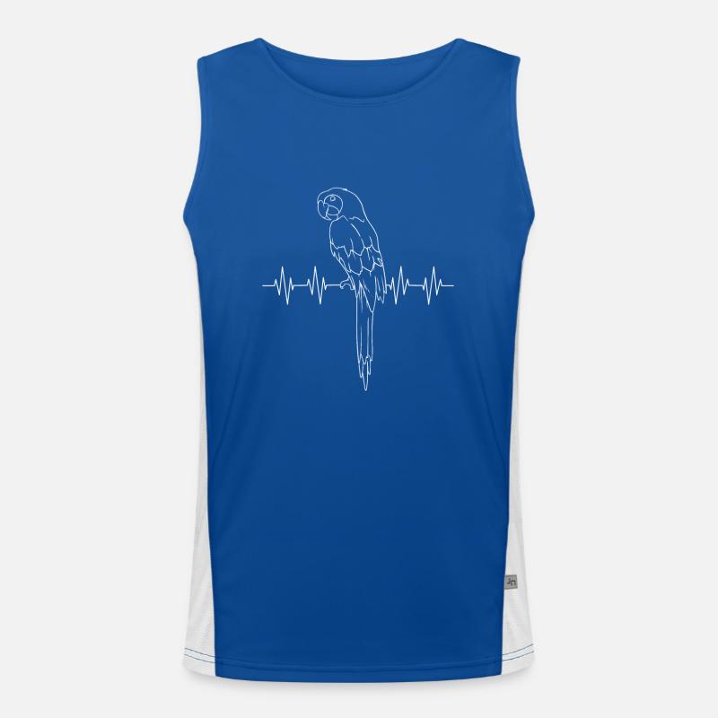 Parrot frequency Men's Functional Contrast Tank Top 