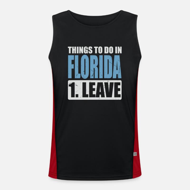 Florida Memes Men's Functional Contrast Tank Top 