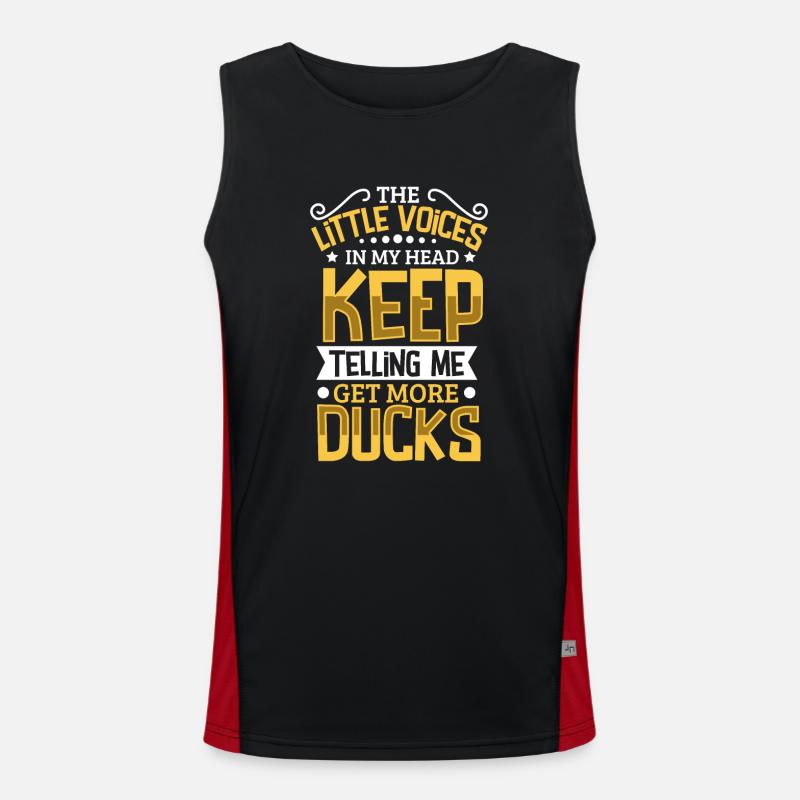 Rubber Duck Ducks Bird Hunt Duck lover Gift Idea Funktionelles Kontrast-Tank Top für Männer 