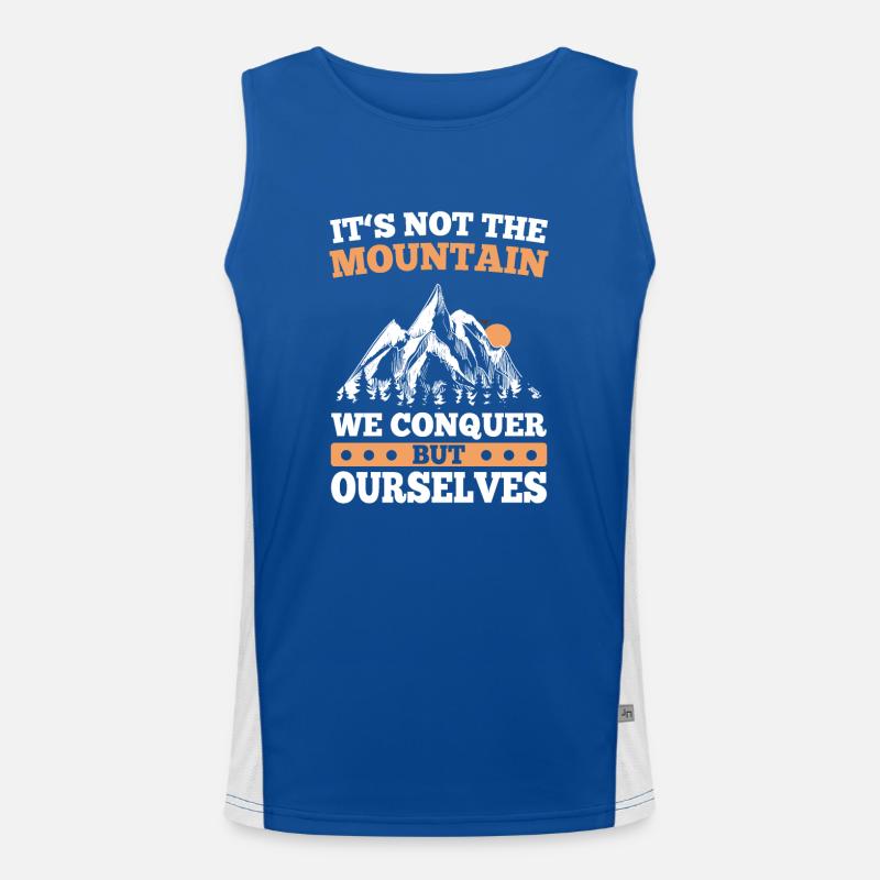 Mont Conquer Ourselves Randonnée Alpinisme Débardeur respirant contrasté Homme 