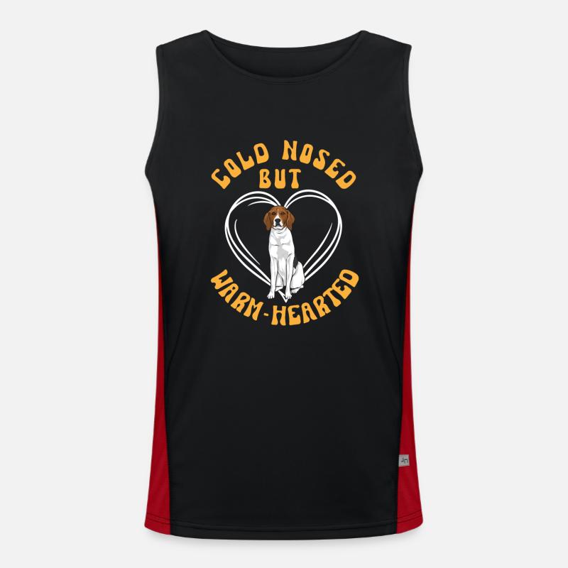 Treeing Walker Coonhound Men's Functional Contrast Tank Top 