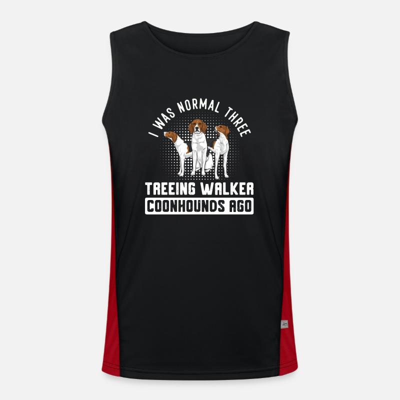 Treeing Walker Coonhound Men's Functional Contrast Tank Top 