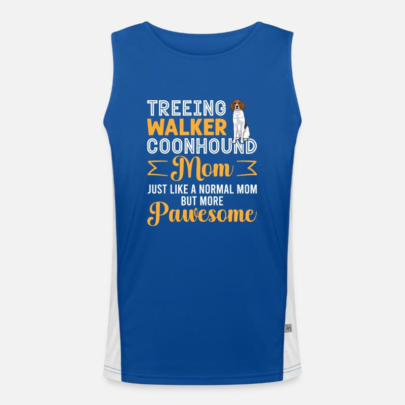 Treeing Walker Coonhound Men's Functional Contrast Tank Top 