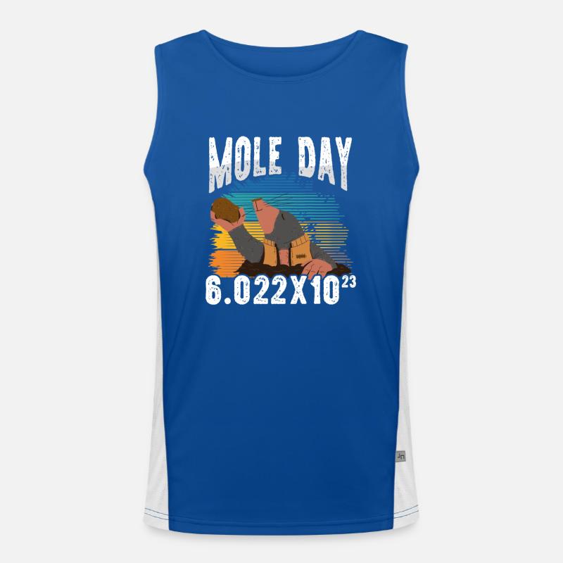 Dag van de Mol Functionele contrasterende tanktop voor mannen 
